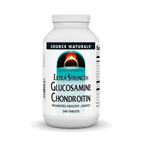 Thumbnail for Source Naturals Extra Strength Glucosamine Chondroitin, Promotes Healthy Joints*, 240 Tablets