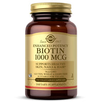 Thumbnail for Solgar Biotin 1000 mcg, 250 Vegetable Capsules