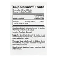 Thumbnail for California Gold Nutrition Baby Vitamin D3 - Liquid D3 Supplement for Babies, Vegetarian Friendly - Developmental Support - Alcohol & Gluten Free, Non-GMO - 10 mcg (400 IU) - 0.34 fl oz (10 ml), 3