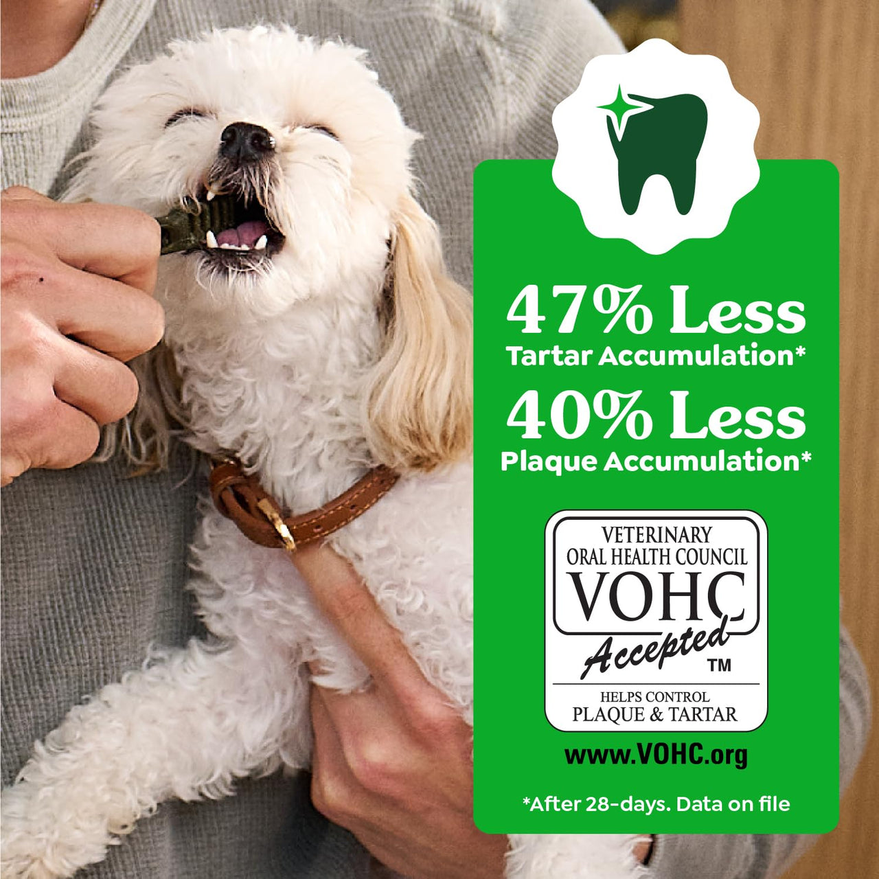 Greenies Veterinarian-Recommended Adult Natural Dental Dog Treats Large Size, Weight Management Dog Dental Chews, 27 oz. Pack, 17 Count