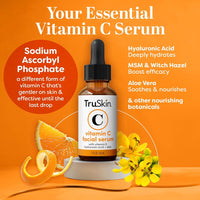 Thumbnail for TruSkin Vitamin C Serum For Face – Anti Aging Formula with Vitamin C, Hyaluronic Acid, Vitamin E – Brightening Serum – Improve Appearance of Dark Spots, Tone, Fine Lines & Wrinkles, 2 Fl Oz