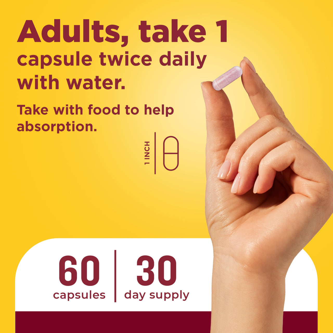 Nature Made Metabolyze Capsules, Chromium Picolinate, Green Tea Extract and B12, Healthy Weight Management & Fat Metabolism Support, 60 Capsules, 30 Day Supply
