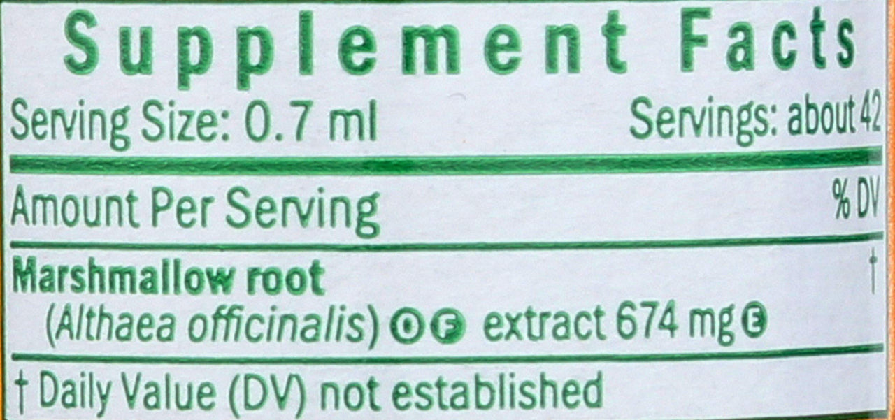Herb Pharm Certified Organic Marshmallow Liquid Extract - 1 Ounce