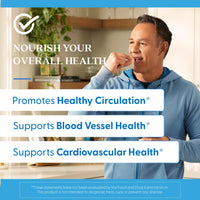 Thumbnail for Doctors Best Vein Support, Supports Circulation & Arterial Health, Non-GMO, Gluten Free, Soy Free, Vegan 60 Veggie Caps
