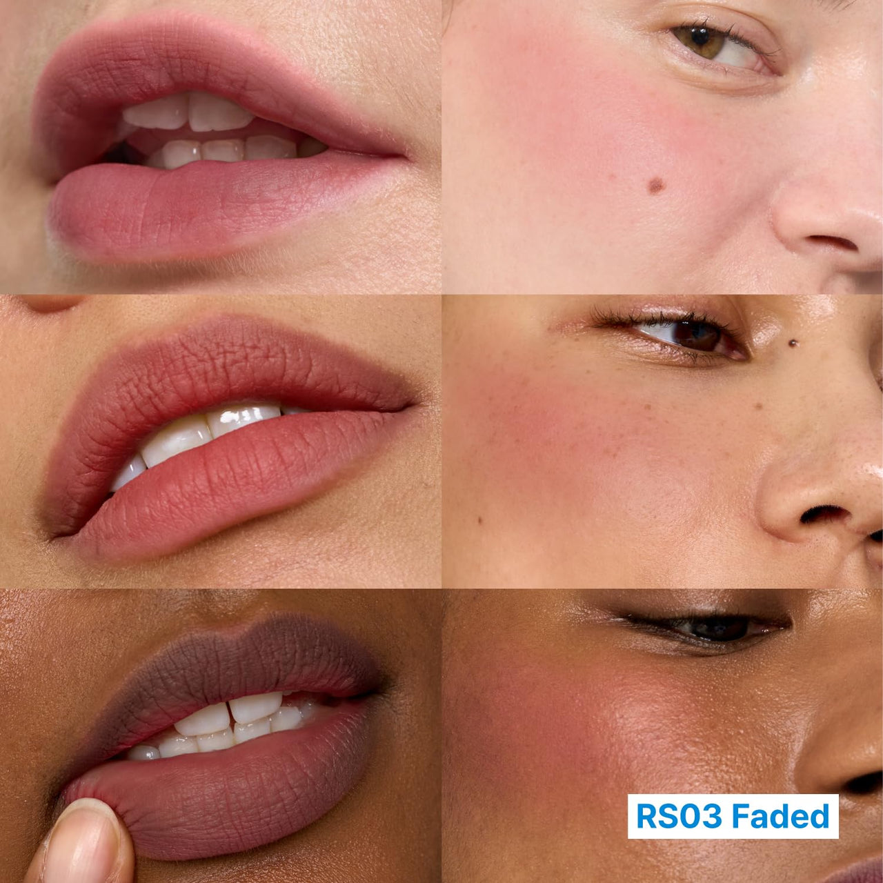 fwee Blurry Pudding Pot | Airbrushed Blush & Lip, Buildable & High Pigment, Long-lasting, Lightweight, Natural Soft Matte Finish, Satin Finish Blurring Blush - Faded (Dusty Rose) | 0.17 oz