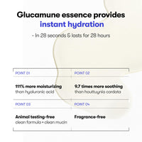 Thumbnail for VT COSMETICS Glucamune Essence, Hydrating Vegan Serum for Face, For Dry & Sensitive Skin, Hypoallergenic, Fragrance-Free, Beta-Glucan, Glucosamine,Korean Skincare (3.38 fl. oz.)