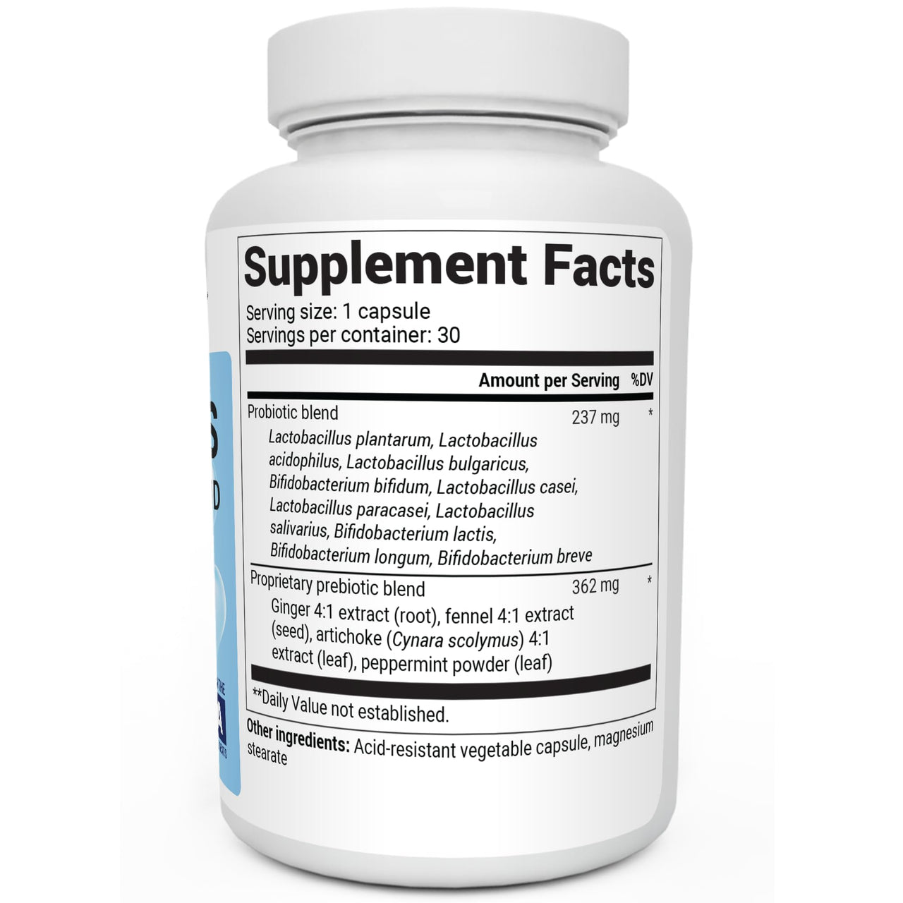Dr. Berg Probiotic Supplement (60 Billion CFUs) - Helps Ease Occasional Constipation, Diarrhea, Gas & Bloating* - Pre and Probiotics for Digestive Health - 30 Probiotic Capsules