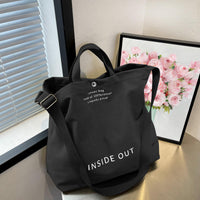 Thumbnail for Large Tote Bag for Women, Canvas Bag Women Gift, Fashion Crossbody 16oz Cotton Bag, Large Capacity Shoulder Bag