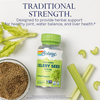 Thumbnail for Solaray Celery Seed, 505mg, 100 Vegetarian Capsules