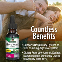 Thumbnail for Nature's Answer Horehound with Organic Alcohol, 1-Fluid Ounce