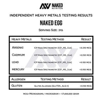 Thumbnail for Naked 3LB Non-GMO Egg White Protein Supplement Powder, Unflavored, No Additives, Paleo, Dairy Free, Gluten Free, Soy Free – 25g Protein, 44 Servings, 3 pounds