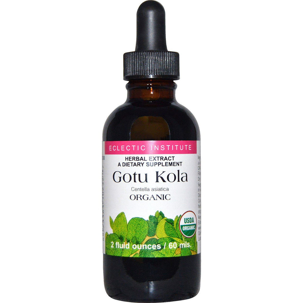 Eclectic Gotu Kola O, Red, 2 Fluid Ounce