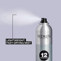 Thumbnail for Redken Brushable Hairspray 12 | For All Hair Types | Protects Against Frizz & Humidity | 10.4 Oz