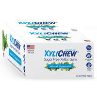 Thumbnail for Xylichew Xylitol Gum - Chewing Gum Sugar Free, Aspartame Free, Gluten Free, Keto - Sugarless, Healthy, Natural Oral Care - Relieves Bad Breath and Dry Mouth - Peppermint, 288 Count