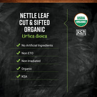 Thumbnail for Frontier Co-op Organic Stinging Nettle Leaf, Cut and Sifted, For Making Nettle Tea, Kosher | 16 Ounce (Pack of 1)