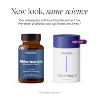 Thumbnail for Pendulum Akkermansia Probiotic with Prebiotic Fiber - Increases GLP-1 Production, Delayed Release, Third-Party Tested, 100M AFU Live Strain for Gut Health for Men & Women (30 Capsules, 1-Pack)