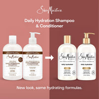 Thumbnail for SheaMoisture Shampoo & Conditioner Set, Daily Hydration with Pure Coconut Oil – New Look, Improved Creamy Lather, Cruelty-Free, 13 Oz Ea