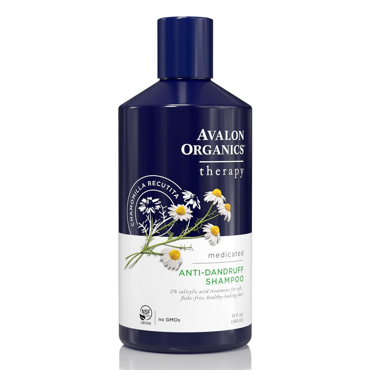 Avalon Organics Therapy Medicated Anti-Dandruff Shampoo for Soft, Flake-Free Hair