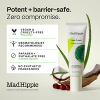 Thumbnail for Mad Hippie Face Cream – Age-Defying Face Moisturizer & Skin Tightening Cream with Niacinamide, Advanced Peptides & Argan Oil (1.02 Oz)