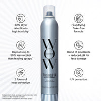 Thumbnail for COLOR WOW Texas Hold 'Em Big Hold Hairspray - Hair Spray Extra Hold for all-day styles | UV + Heat Protectant | Less wet, fast-drying