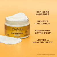 Thumbnail for SheaMoisture Raw Shea Butter Deep Moisturizing Hair Masque for Curly Hair Raw Shea Butter Deep Conditioner to Moisturize and Renew Hair 11.5 oz