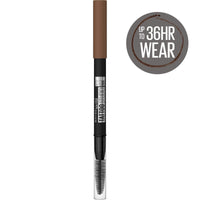 Thumbnail for Maybelline TattooStudio Waterproof Eyebrow Pencil, Sharpenable, Longwear, Long Lasting, Pigmented Eyebrow Pencil for Defined Brows, Soft Brown, 1 Count