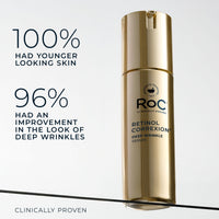 Thumbnail for RoC Retinol Correxion Deep Wrinkle Retinol Face Serum with Ascorbic Acid, Anti-Aging Treatment for Fine Lines, Dark Spots, Post Acne Scars, 1 Oz (Packaging May Vary)