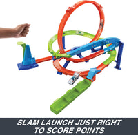 Thumbnail for Hot Wheels Action Loop Cyclone Challenge Track Set & Toy Car