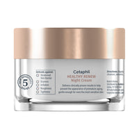 Thumbnail for Cetaphil Healthy Renew Skin Tightening Night Cream 1.7 Oz, Wrinkle Repair Cream for Face with Peptides, Retinol Alternative Cream For Sensitive Skin, Fragrance Free