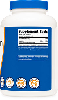 Thumbnail for Nutricost Magnesium Oxide 750mg, 240 Capsules (3 Bottles)