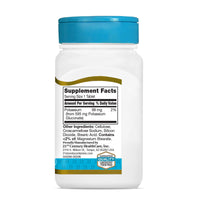 Thumbnail for 21st Century Potassium Gluconate, 595 mg, 110 Tablets