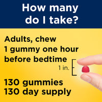 Thumbnail for Nature Made Melatonin Gummies 2.5 mg, 100% Drug Free Sleep Aid for Adults, Melatonin Supplement 130 Count, 130 Day Supply