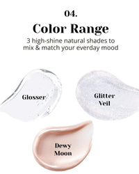 Thumbnail for Glint Liquid Gel Highlighter (Glosser, 0.1oz) - Multi-Use Face & Body Gloss for Smooth Glow, Long-Lasting Illuminator Balm for Healthy Radiance. Korean Makeup. Eyes, Cheeks, Nose