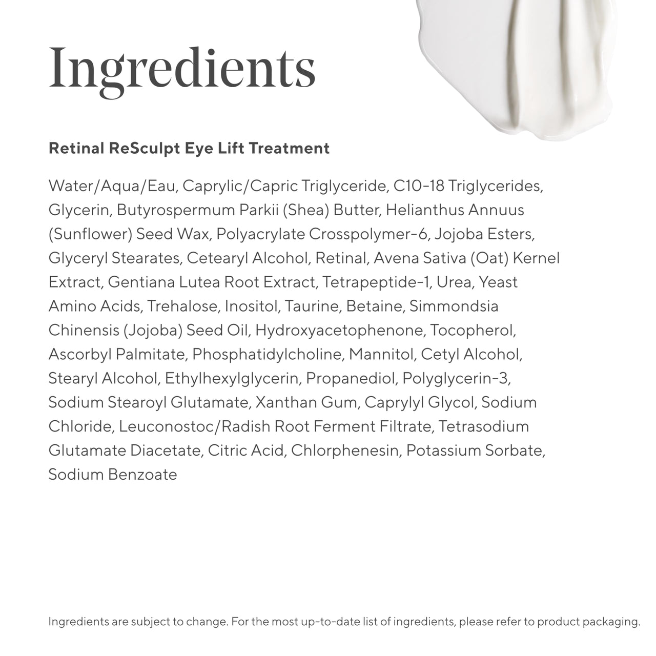 Murad Retinal ReSculpt Eye Lift Treatment - Age-Defying Eye Cream with Encapsulated Retinal, Gentian Root, & Oat-Firming Film for Youthful Eyes - Tightens Droopy Lids & Under-Eye Bags - 0.5 Fl Oz