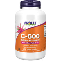 Thumbnail for NOW Foods Supplements, Vitamin C-500 Calcium Ascorbate, Antioxidant Protection*, 250 Veg Capsules