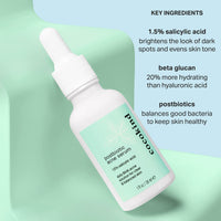 Thumbnail for Cocokind Postbiotic Acne Serum, Salicylic Acid Serum and BHA Liquid Exfoliant - Exfoliating, Brightening and Hydrating Serum