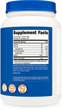 Thumbnail for Nutricost C8 MCT Oil Powder 2LBS (32oz) - 95% C8 MCT Oil Powder