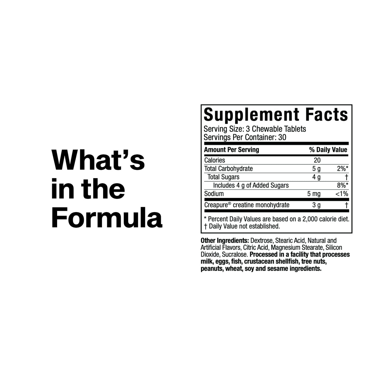 MuscleTech | Creatine Chews | Creapure Monohydrate Supplement for Muscle Recovery, Muscle Builder & Energy Boost | Pre Workout Supplement for Men & Women | Citrus Birst | 90 chewable Tablets