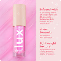Thumbnail for ColourPop Lux Lip Oil - Hydrating, Sheer Tinted Lip Oil Formulated with Antioxidant-Rich Chamomile Extract & Calendula Oil - Non-Greasy, Nourishing Pink Lip Oil - Raspberry Mojito (0.16 oz)