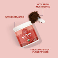 Thumbnail for Vimergy Reishi Powder – Superfood Cellular Support* – Benefits Immune Health* – USDA Certified Organic, Vegan, Paleo-Friendly, Gluten-Free – 33 Servings
