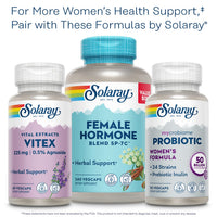 Thumbnail for SOLARAY Once Daily Phytoestrogen - Phyto Estrogen Supplement for Women with Black Cohosh, Dong Quai, Wild Yam, Soy Isoflavones - Women's Health Support - 60-Day Guarantee, 30 Servings, 30 VegCaps