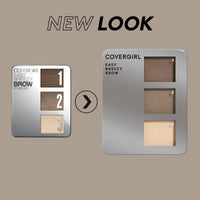 Thumbnail for COVERGIRL - Easy Breezy Brow Powder Kit, three shades brow definer, professional double-ended angled brush, effortless, 100% Cruelty-Free