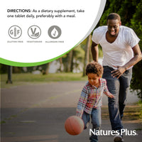 Thumbnail for NaturesPlus Mega B-150 Complex - 60 Sustained Release Vegetarian Tablets - Maximum Potency B Complex Vitamin Supplement - Energy & Brain Booster - Gluten Free - 60 Servings