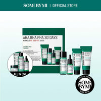 Thumbnail for SOME BY MI AHA BHA PHA 30Days Miracle AC SOS Kit - Toner 1.01Oz, Serum 0.33Oz, Cream 0.7Oz, Foam 1.01Oz - Mild Exfoliating Daily Skin Care Set - Skin Wastes, Sebum, Oiliness Care - Korean Skin Care