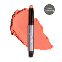 Thumbnail for Julep Eyeshadow 101 Crème-to-Powder Waterproof Eyeshadow Stick Duo – Long-Lasting, Crease-Proof, Easy Apply with Built-in Smudger - Papaya Matte & Tigers Eye Shimmer
