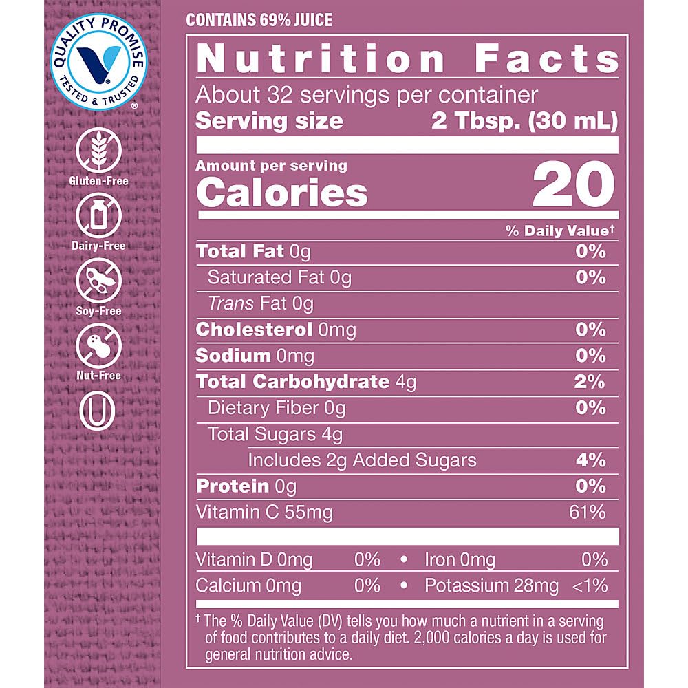 The Vitamin Shoppe Goji Juice (Goji Berries), A Natural Juice Blend, Superfood, Antioxidant, Harvested from The Lycium Plant, Energy Booster (32 Fluid Ounces Liquid)