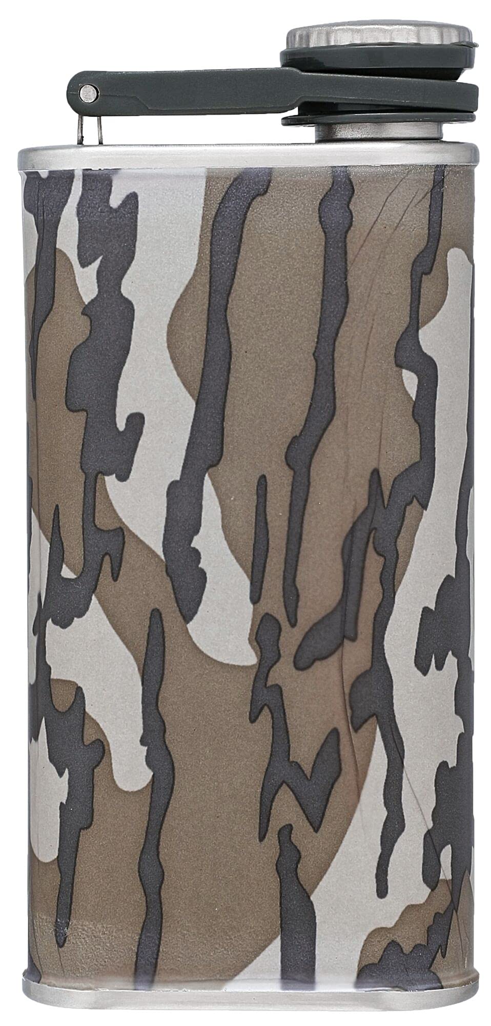 Stanley Classic Easy Fill Wide Mouth Flask 8 oz | Leakproof Hip Flask | Hinge Connected Never Lose Cap | Insulated Stainless Steel Liquor Container | BPA-Free | Bottomland