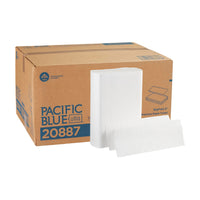 Thumbnail for Pacific Blue Ultra Big Z-Fold Paper Towels by GP PRO (Georgia-Pacific), White, 20887, 220 Paper Towels Per Pack, 10 Packs Per Case (2200 Total), 10.20'' x 10.80