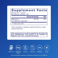 Thumbnail for Pure Encapsulations Magnesium (Glycinate) - Supplement to Support Stress Relief, Sleep, Heart Health, Nerves, Muscles, and Metabolism* - with Magnesium Glycinate - 180 Capsules