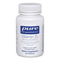 Thumbnail for Pure Encapsulations Vitamin D3 250 mcg (10,000 IU) - Supplement to Support Bone, Joint, Breast, Heart, Colon & Immune Health* - with Premium Vitamin D - 120 Capsules